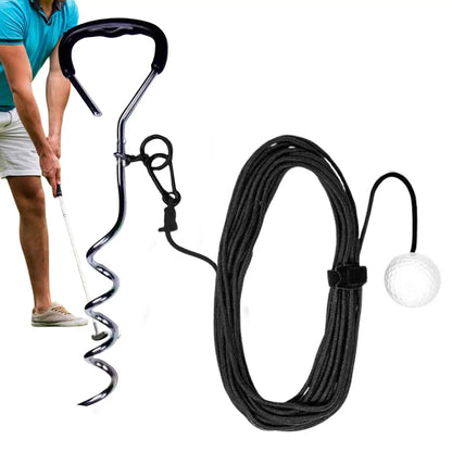 Swing Away - Golf Swing Trainer Ball with 50ft Return Rope