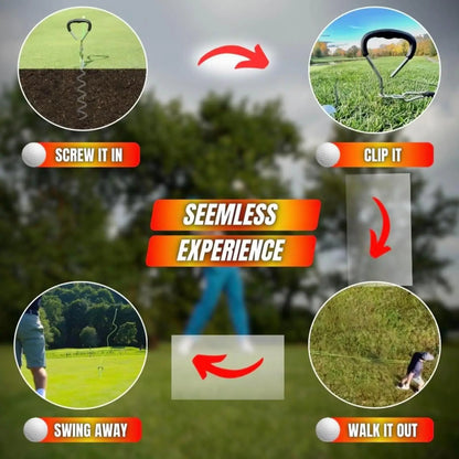 Swing Away - Golf Swing Trainer Ball with 50ft Return Rope